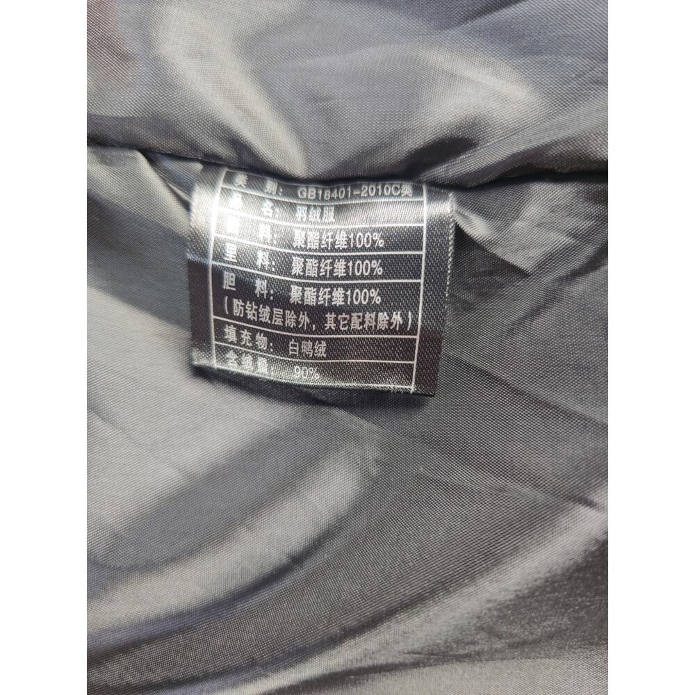 Classic Vogue Men's 2XL Gray Down Parka Faux Fur Hood Winter Jacket Coat Heavy - Picture 7 of 9